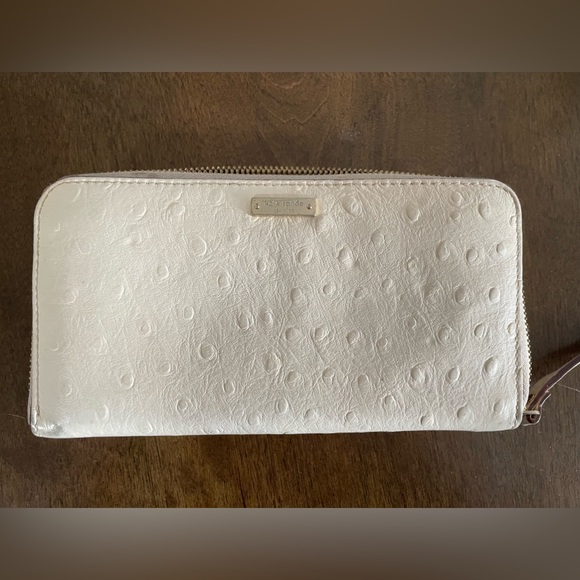 kate spade Bags Kate Spade Ostrich Leather Wallet Poshmark